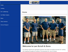 Tablet Screenshot of lenandsons.com